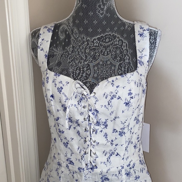 Reformation Elettra Sinead Dress Size 10 - Picture 6 of 10